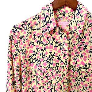 Lilly Pullitzer Long Sleeve Print Button Down NWOT